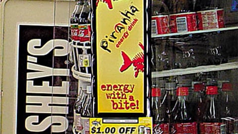 Piranha Energy Drink Rack
