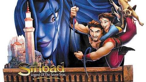 Sinbad Standee