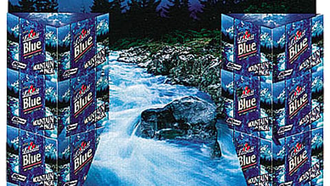 Labatt Blue Floor Display