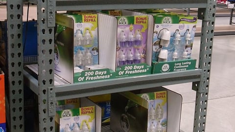 BJ's Air Wick Video Endcap