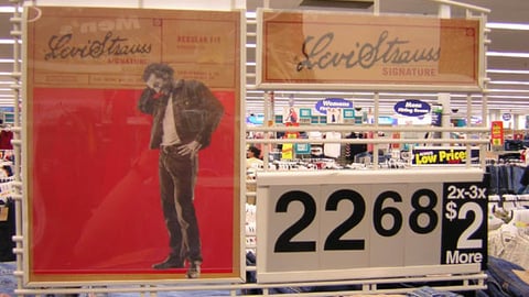 Wal-Mart Signature Display