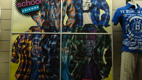 JCPenney Arizona Boys 'Back to School' Sign