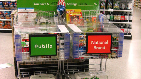 Publix Brand Compare-and-Save Shopping Carts