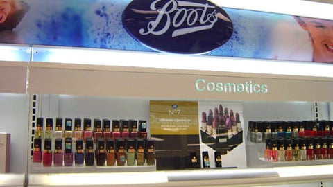 CVS Boots Wall Unit