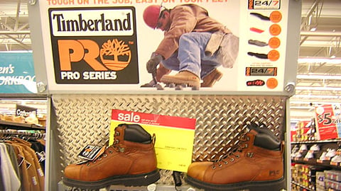 Timberland Pro Shoe Shelf