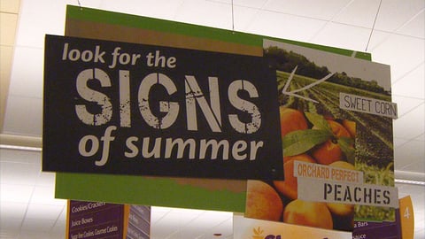 Giant-Landover 'Signs of Summer' Ceiling Sign