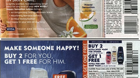 Nivea 'Happy' FSIs
