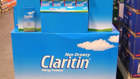 Claritin Pallet Display