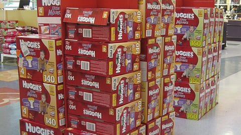 Babies "R" Us Huggies Incentive Case Stack