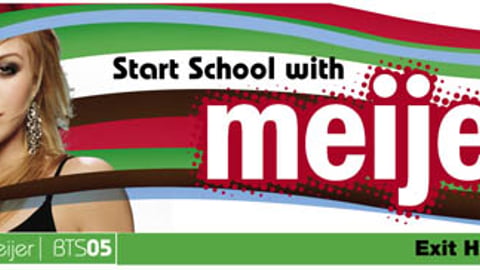 Meijer Back-to-School Billboard