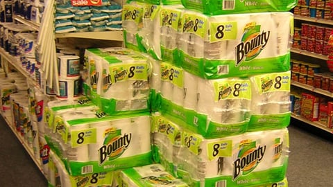 CVS Bounty Endcap