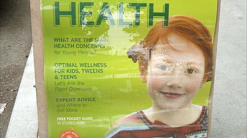 Whole Foods 'Children's Health' A-Board Sign