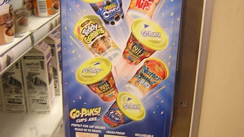 Nabisco Go-Pak Wall Display