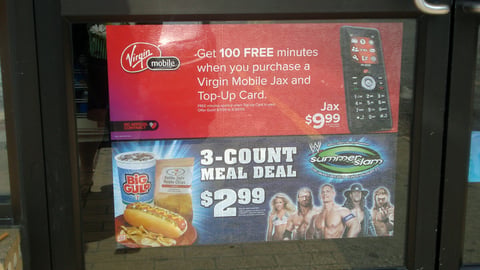 7-Eleven 'SummerSlam' Combo Meal Poster
