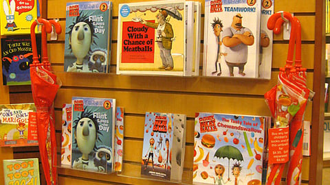 Barnes & Noble 'Cloudy With a Chance...' Floorstand