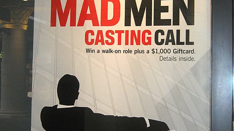 Banana Republic 'Mad Men' Window Sign