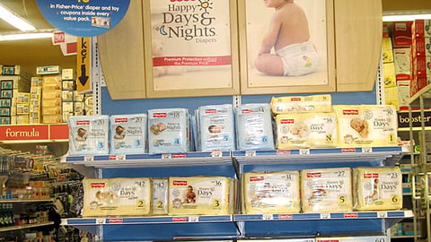 Babies "R" Us Fisher-Price Diapers Endcap