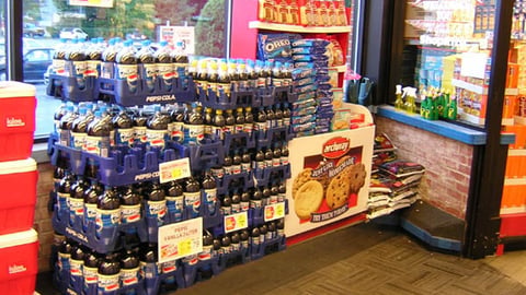 Pepsi Vanilla Floor Display