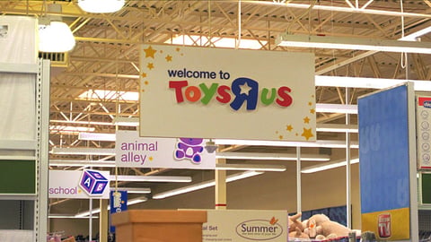 "R" Superstore 'Toys' Welcome Sign