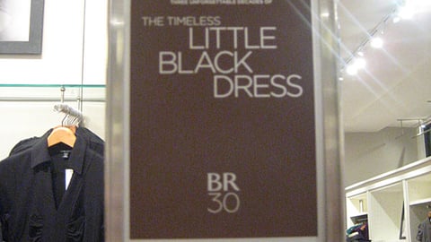 Banana Republic Anniversary Rack Sign