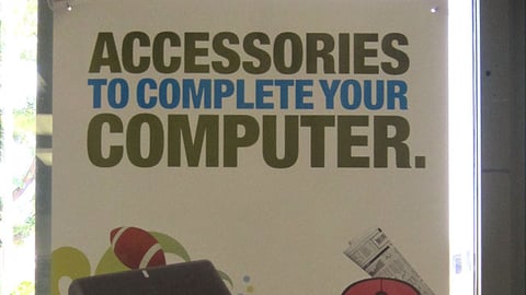 RadioShack 'All Work and All Play' Poster