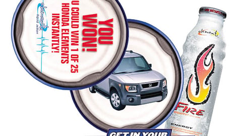 Snapple Element Cooler Decal