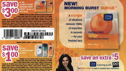Clean & Clear 'Back to School Family Savings' FSI