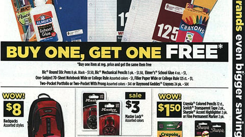 Dollar General Back-to-School FSI