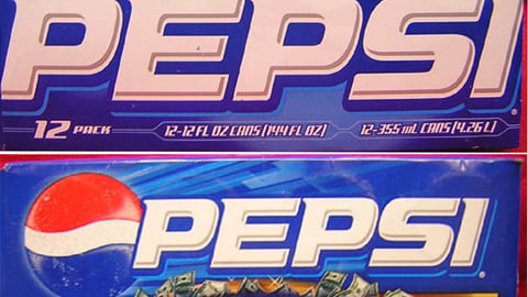 Pepsi Play for One Billion Packaging