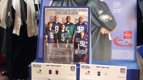 JCPenney 'Take a Player to School' Signage