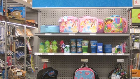 Staples 'Back to School' Endcap