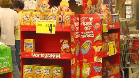 Nabisco BTS Soccer Freestanding Display