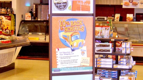 Safeway Promotion Stanchion