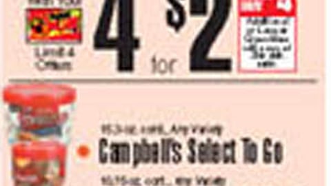 ShopRite/Campbell's Sweepstakes Feature