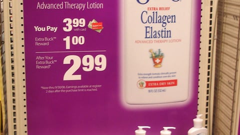 CVS/St. Ives 'Beauty Sale" Endcap