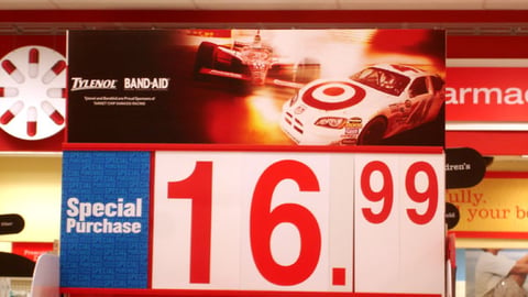Target Racing Team Endcap Header