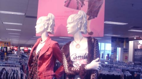 Candie's Apparel Display