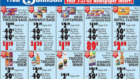 Ingles/S.C. Johnson Feature Ad