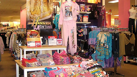 JCPenney Hannah Montana Merchandising