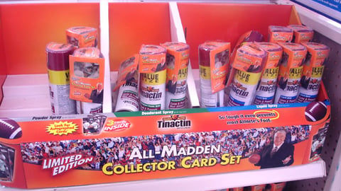 Tinactin 'All-Madden' Shelf Tray