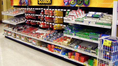Office Depot Scotch Tape In-Line Display