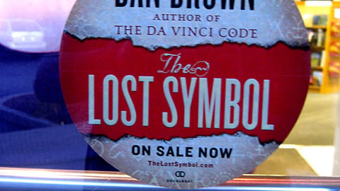 Borders 'The Lost Symbol' Window Cling