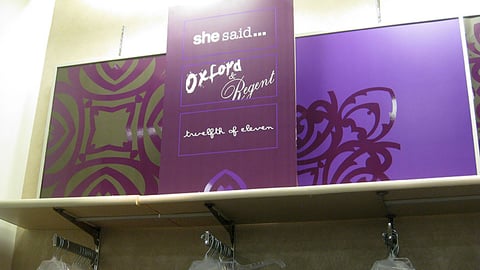 JCPenney Women's Brands Wall Sign