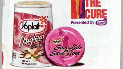 Shaw's Yoplait 'Save Lids' Feature