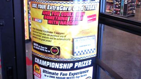 CVS NASCAR Standee