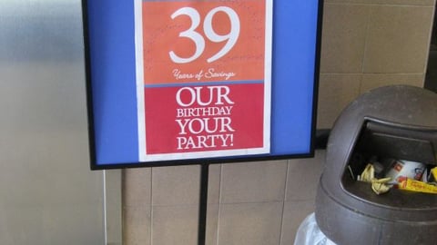 Pathmark Birthday Stanchion 