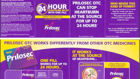 Prilosec Display Brochure