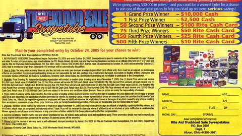 Rite Aid/Kimberly-Clark 'Truckload' Feature