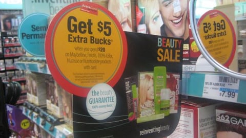 CVS Beauty Sale Shelf Talker