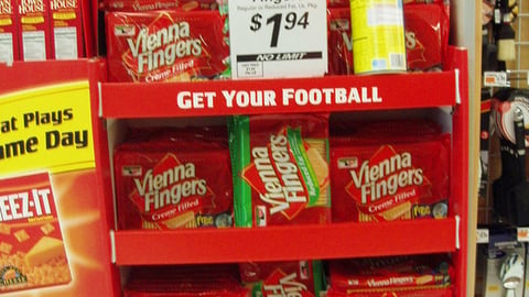 Keebler Football Offer Floorstand